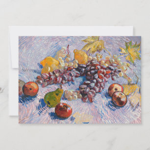 Van Gogh - Grapes, Lemons, Pears, Apples Card
