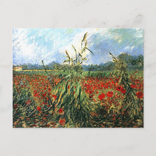 Van Gogh - Green Ears of Wheat Postcard (Front)