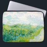 Van Gogh. Green Wheat Fields Auvers. Impressionism Laptop Sleeve<br><div class="desc">Van Gogh "Green Wheat Fields,  Auvers" laptop sleeve.</div>