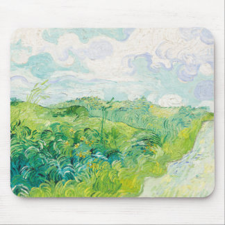 Van Gogh. Green Wheat Fields Auvers. Impressionism Mouse Pad