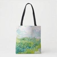 Van Gogh Green Wheat Fields Auvers. Impressionism