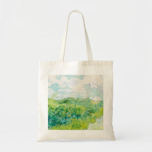 Van Gogh. Green Wheat Fields Auvers. Impressionism Tote Bag