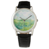 Van Gogh. Green Wheat Fields Auvers. Impressionism