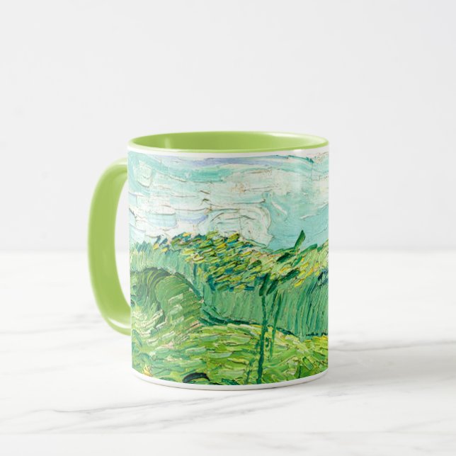 Van Gogh - Green Wheat Fields, Auvers Mug (Front Left)
