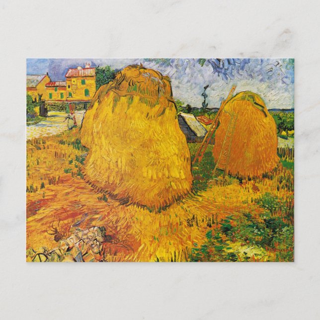 Van Gogh - Haystacks in Provence Postcard (Front)