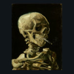 Van Gogh - Head Of A Skeleton With A Burning Cigar Poster<br><div class="desc">Head Of A Skeleton With A Burning Cigarette by Vincent Van Gogh. For more poster-ready images from Zedign Art Series Book 36 "Vincent Van Gogh - Paintings & Drawings Vol 1",  visit https://books.zedign.com/zas/36.html</div>