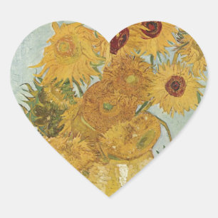 Van Gogh Heart Sticker