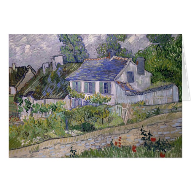Van Gogh Houses in Auvers (F759) Fine Art (Front Horizontal)