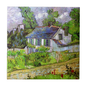 Van Gogh - Houses in Auvers Tile