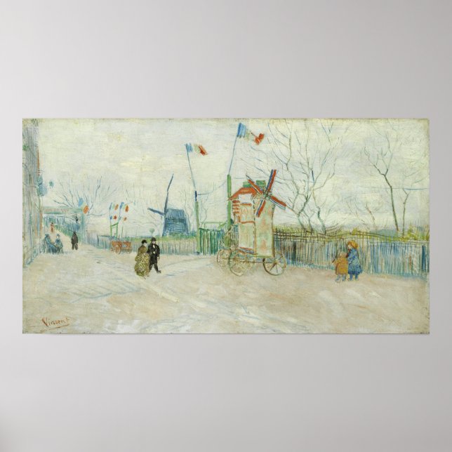 Van Gogh - Impasse Des Deux Frères Poster (Front)