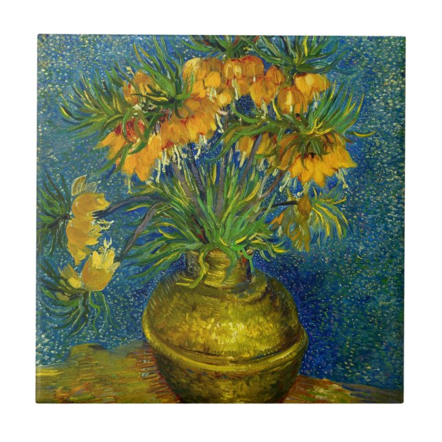 Van Gogh Imperial Fritillaries  Ceramic Tile (Front)