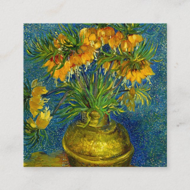 Van Gogh Imperial Fritillaries  Enclosure Card (Front)