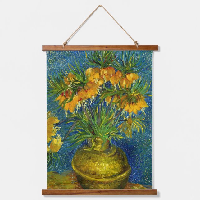 Van Gogh Imperial Fritillaries  Hanging Tapestry (Front)
