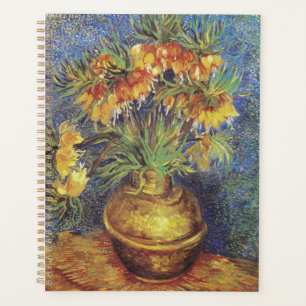 Van Gogh Imperial Fritillaries in Copper Vase Planner