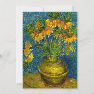 Van Gogh Imperial Fritillaries  Invitation