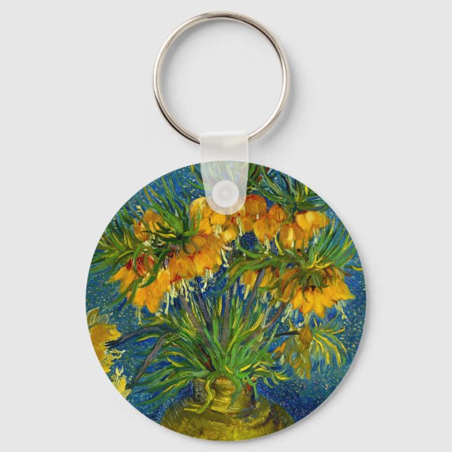Van Gogh Imperial Fritillaries  Key Ring (Front)