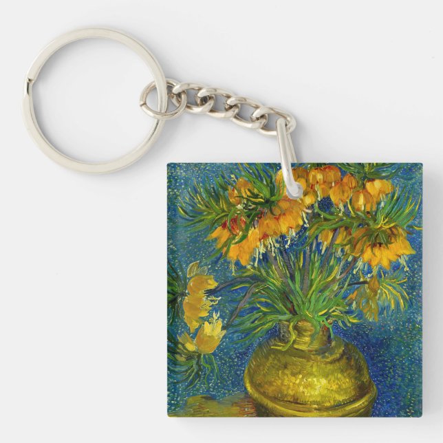 Van Gogh Imperial Fritillaries  Key Ring (Front)