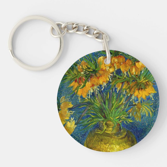 Van Gogh Imperial Fritillaries  Key Ring (Front)