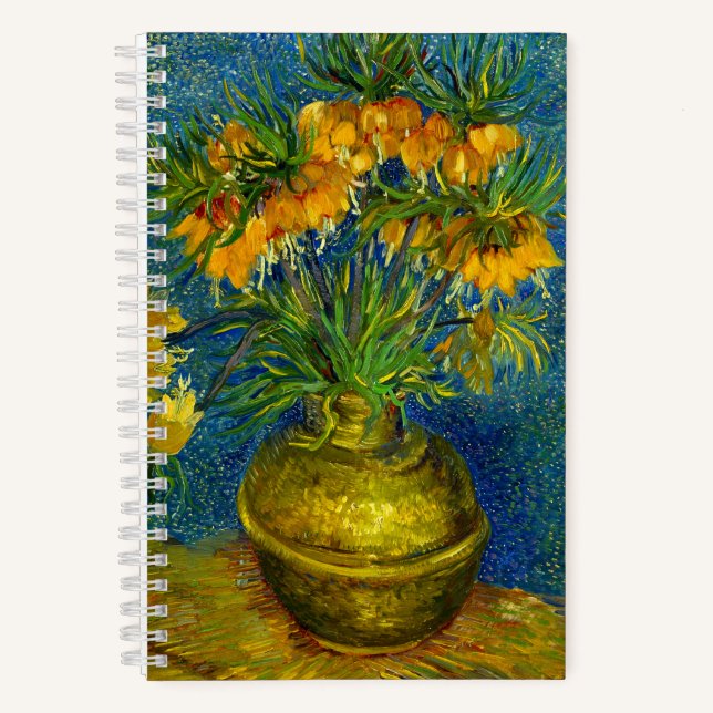 Van Gogh Imperial Fritillaries  Notebook (Front)