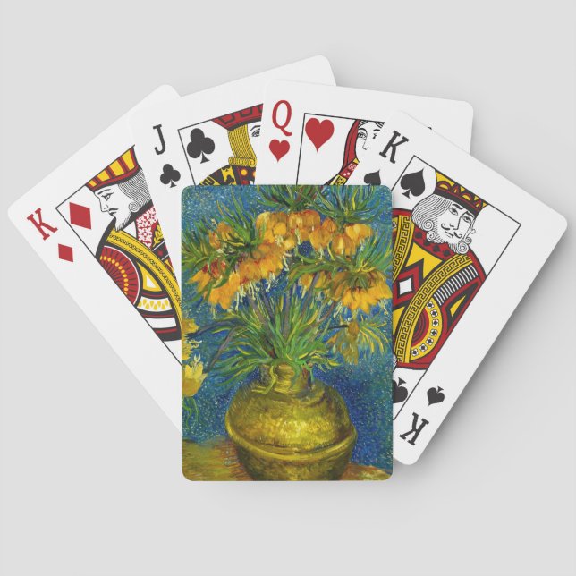 Van Gogh Imperial Fritillaries  Playing Cards (Back)