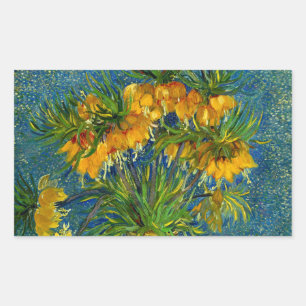 Van Gogh Imperial Fritillaries Rectangular Sticker