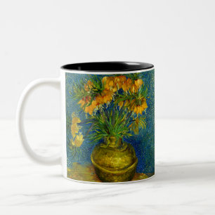 Van Gogh Imperial Fritillaries  Two-Tone Coffee Mug