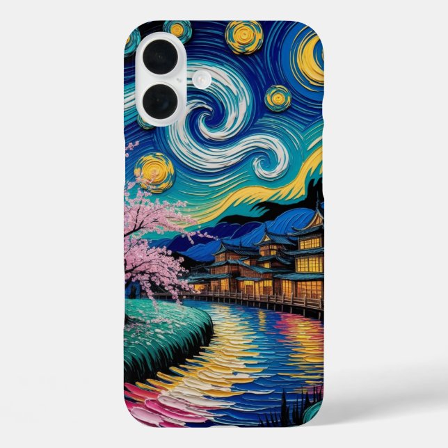 Van Gogh in Kyoto Case-Mate iPhone Case (Back)