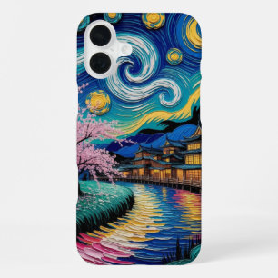 Van Gogh in Kyoto iPhone 16 Plus Case