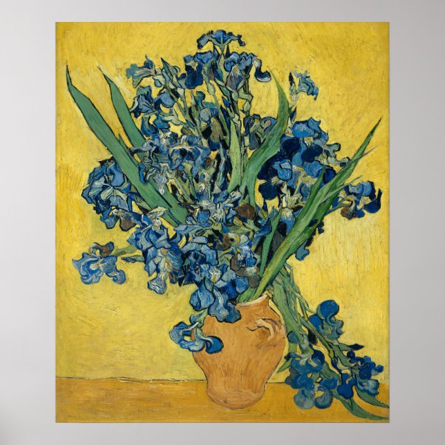 van Gogh Iris Classic Floral Painting Poster (Front)