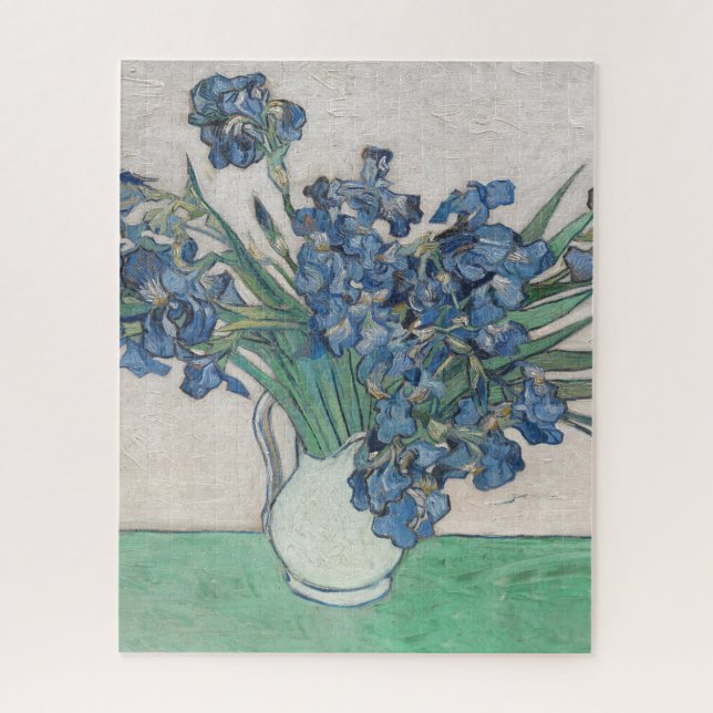 Van Gogh Iris Vase Painting Impressionism Jigsaw Puzzle (Vertical)
