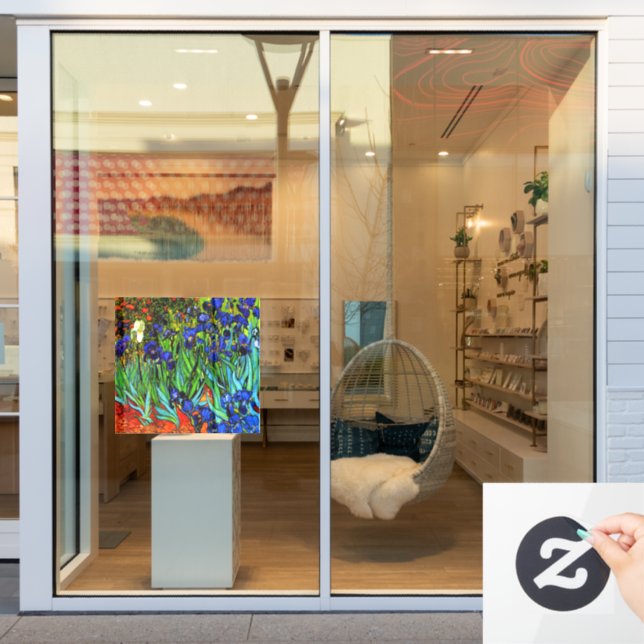 Van Gogh - Irises (Store Window)