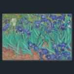 Van Gogh Irises. Blue floral vintage impressionism Tissue Paper<br><div class="desc">Van Gogh "Irises" tissue paper. Blue floral impressionism art.</div>