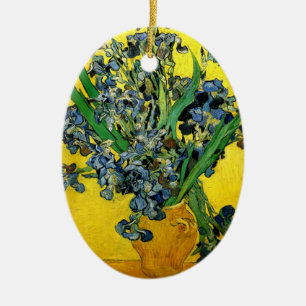 Van Gogh: Irises Ceramic Ornament