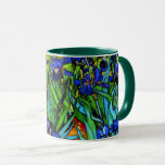 Van Gogh - Irises, fine art painting Mug<br><div class="desc">Irises,  vibrant floral painting by Vincent van Gogh</div>