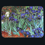 Van Gogh Irises Flowers Floral Garden Baby Blanket<br><div class="desc">Wonderful Irises by Van Gogh of a Garden of Iris Flowers is on this Fleece Baby Blanket.</div>