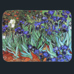 Van Gogh Irises Flowers Floral Garden Baby Blanket<br><div class="desc">Wonderful Irises by Van Gogh of a Garden of Iris Flowers is on this Fleece Baby Blanket.</div>