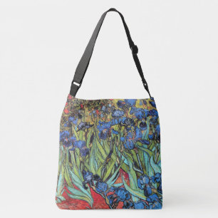 Van Gogh Irises Flowers Floral Garden Crossbody Bag