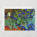 Van Gogh - Irises Greeting Card<br><div class="desc">Van Gogh - Irises Greeting Card</div>