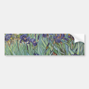 Van Gogh Irises Impressionist Painting Bumper Sticker
