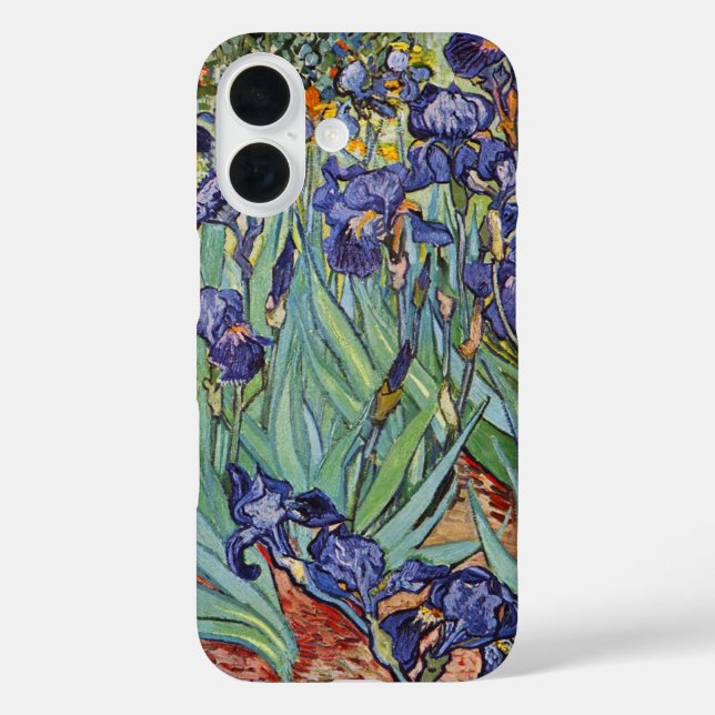 Van Gogh Irises Impressionist Painting Case-Mate iPhone Case (Back)