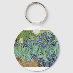 Van Gogh Irises Key Ring