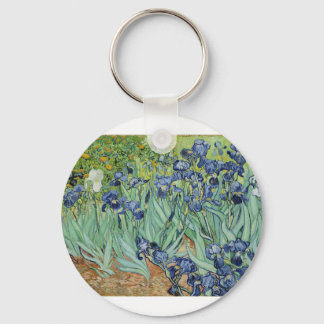 Van Gogh Irises Key Ring