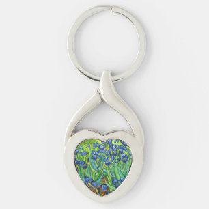 Van Gogh Irises Key Ring