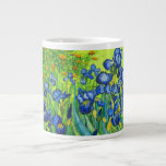 Van Gogh Irises Large Coffee Mug<br><div class="desc">Coffee Mug featuring Vincent van Gogh’s oil painting Irises (1889). Inspired during his stay at an asylum,  this still life depicts beautiful blue irises in different shades. A great gift for fans of Post-Impressionism and Dutch art.</div>