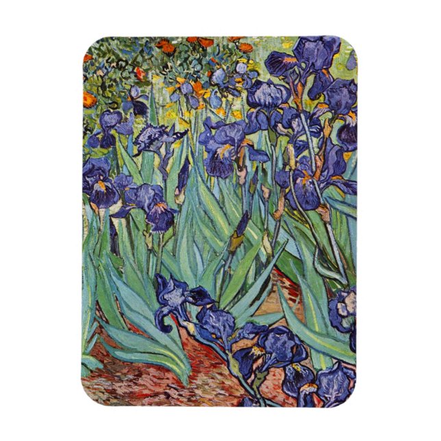 Van Gogh Irises Magnet (Vertical)