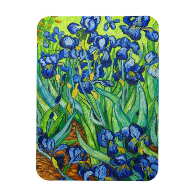 Van Gogh Irises Magnet (Vertical)