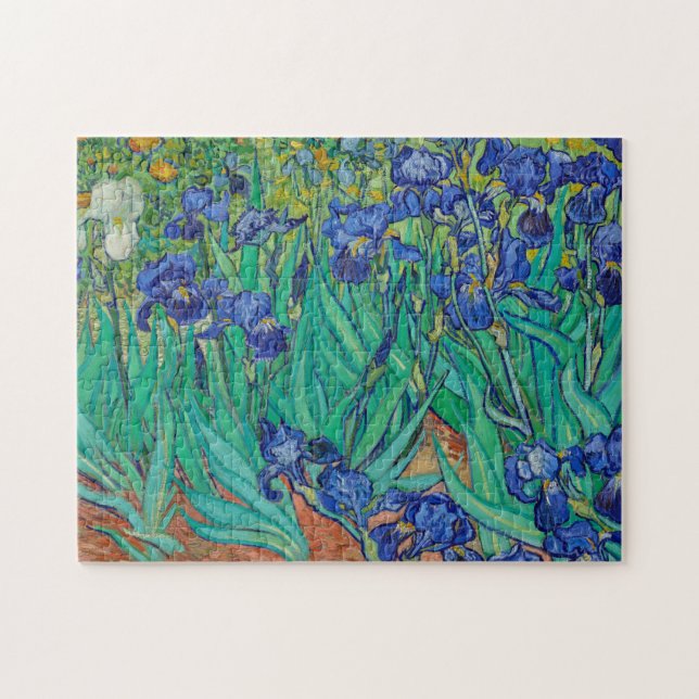 Van Gogh Irises Painting Jigsaw Puzzle (Horizontal)