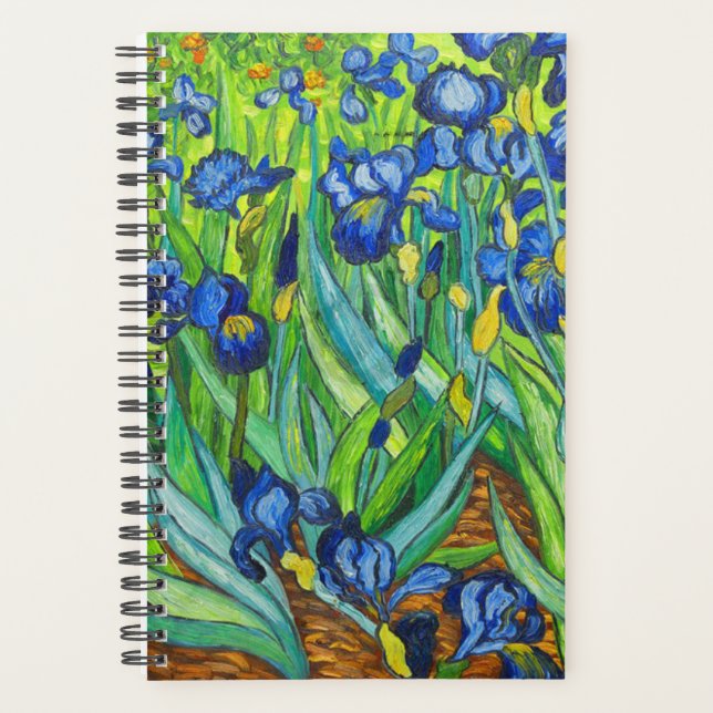 Van Gogh Irises Planner (Front)