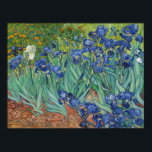 Van Gogh - Irises Poster<br><div class="desc">Irises by Vincent Van Gogh. For more poster-ready images from Zedign Art Series Book 38 "Vincent Van Gogh - Paintings & Drawings Vol 3",  visit https://books.zedign.com/zas/38.html</div>
