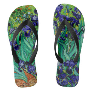 Van Gogh Irises/Purple/St. Remy Thongs